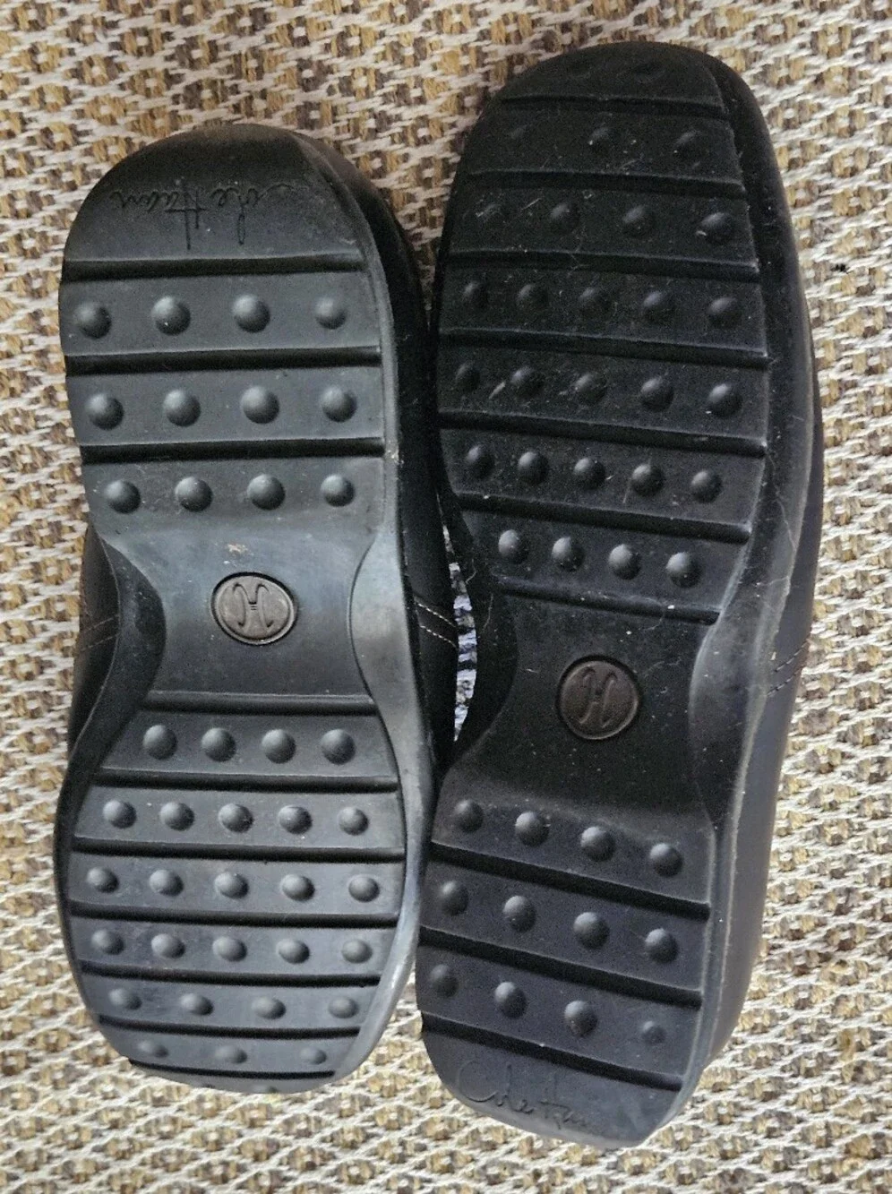 Cole Haan Men's Black Slip On Leather Shoes Size 10 M
